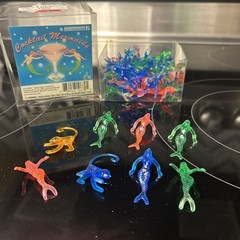 Box Of Mermaid Drinking Rim Barware Accessories Swizzle Cocktail Cake Topper