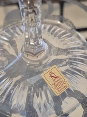 Vintage 1940’s Nachtmann «Traube» Crystal Hock Wine Glasses Set Of 4