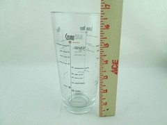 Libbey Duratuff MIXOLOGIST BAR Cocktail Recipes 20 OZ Mixing Glass