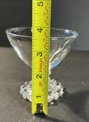 Vintage Anchor Hocking Berwick-Boopie Clear 3 1/2″ Sherbets/ Cocktail Glass