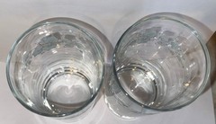2 Corelle Callaway 16 oz Drinking Glasses Water Iced Tea Tumblers Green Ivy