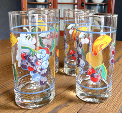 Corelle – Fruit Basket – 14 ounce Glass Tumblers by Corning