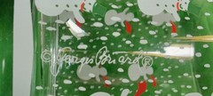 SET 3 Georges Briard Double Old Fashioned Barware Snowmen Winter Glasses EUUC