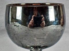 Antique 19th Century British Silver Luster Gold Interior Goblet Circa 1830s B