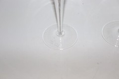 Miller Rogaska Crystal Heart Champagne Flutes. Reed & Barton 10 3/4″