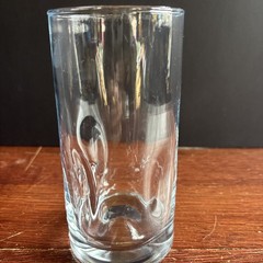 MCM Libbey Crisa Impressions Pinched Clear Glass Tumbler 16 oz Replacement