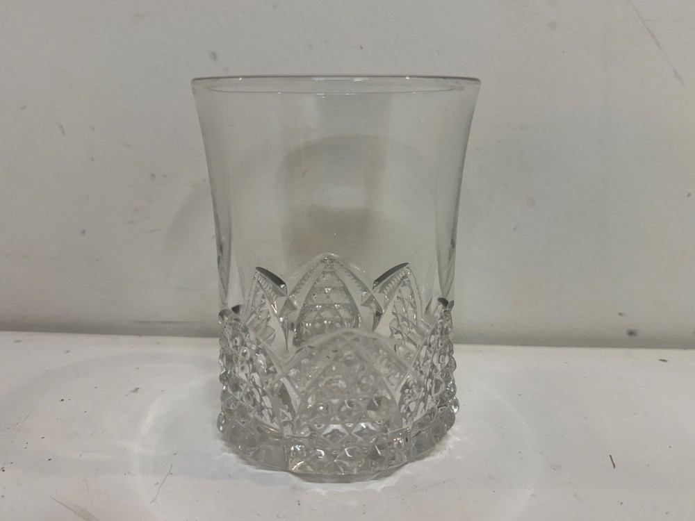 Antique EAPG Duncan & Miller “Button Arches Clear Glass Tumbler