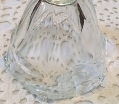 Vtg Set Of 8 Clear Tulip Ice Cream Glasses Soda Shop Style Anchor Hocking DB