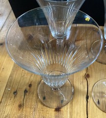 Bryce 798-1 Ice Tea Glass 6.5in Cut #1 on Stem #798 MCM Pittsburgh SET Of 4