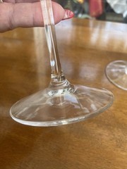Set Of 2 Lenox Opal Innocence Wine Glasses 9 1/2” Excellent