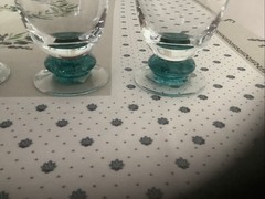 Denby Magnum Green Low Footed Water Glasses/Goblets 16 Ounce New! With Tags