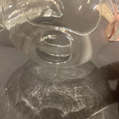 Vintage Set Of 5. Blown Glass Moderno Riekes Crisa Crystal Punch Cups & Dippe KS