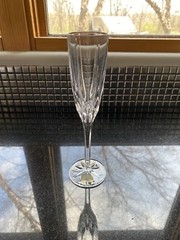 BEAUTIFUL Mikasa SN 113 Apollo Crystal Clear Champagne Flute 9.5″H Germany