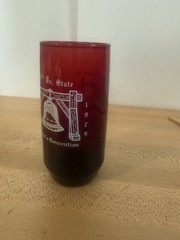 1979 Firemen Convention 100th Pa. State Sept. 27-29 Glass Royal Ruby Red