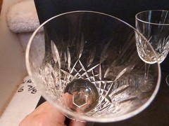 4 Waterford LISMORE Crystal WATER GOBLET or WINE Glass 6 7/8″ 9oz. L2