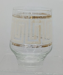 Vintage MCM Set of 4, Textured Tumblers, Rocks Glasses, Barware, RARE! 60s-70s