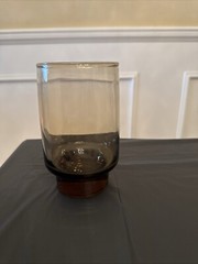 Vintage 1970’s Libbey Tawny Accent Flat Tumbler