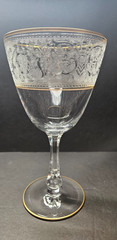 Glastonbury-Lotus Brocade Gold Set of (7) 10 oz. Water Goblets