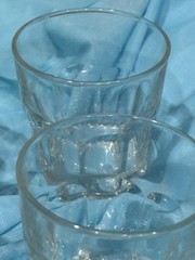 Four (4) Libbey Glass Co. Clear Old Fashioned Duratuff Whiskey Glasses