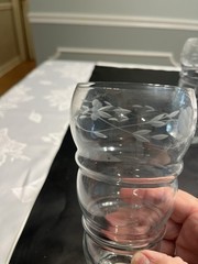 Princess House Heritage Crystal Ice Tea/Water/Sundae/Dessert Beverage Glasses
