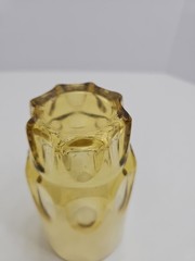 Vintage Hazel Atlas Amber Tumbler Glass, 1970s Reflections