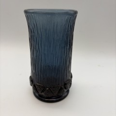 Vintage MCM Fostoria Sorrento Blue Tumbler Highball