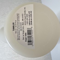 Beige Plastic Tumbler cup Set of 8, 26 FL oz BPA Free, Dishwasher Safe