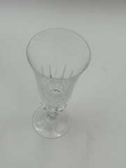W M Dalton Unit No 3 Parfait Sour French Lead Crystal 6 1/2″ Pair Of 2 ($/pr)