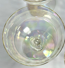 Mother of Pearl (Stem 858) by Fostoria Low Champagne/Sherbet Glasses Set of 5