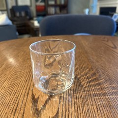 Libbey Glass Tumblers Wavy Textured Pattern Rocks Whiskey Glasses Set Of 5