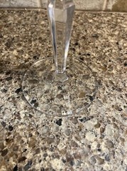 Gorham ROSEWOOD Clear Cut Crystal Wine Glasses 7 & 7/8 in. 1999-2006