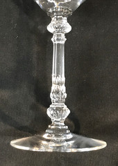 Heisey #5025 Stem Water Goblet Glasses TYROLEAN RIBBED PATTERN SET OF 6