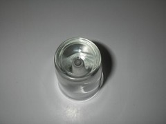Vintage Hazel Atlas Clear Glass Shot Jigger Whiskey Weighted Bottom Barware MCM