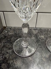 WATERFORD LISMORE CRYSTAL OLD FASHIONED WHITE WINE, Glass, Rare, Discontinued