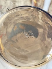Vintage Anchor Hocking Butterfly Beverage Glasses Set Of 3