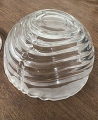 Lovely Frosted Flowers Covered Candy Dish Made in Germany