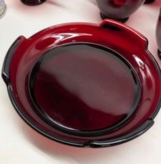 Vintage Anchor Hocking Royal Ruby Red Glass Tea, Coffee or Punch Cups Set of 11