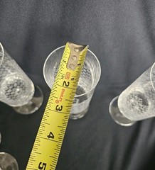 BJORN WIINBLAD ROSENTHAL ROMANCE CRYSTAL beer/Ice tea glasses x 5