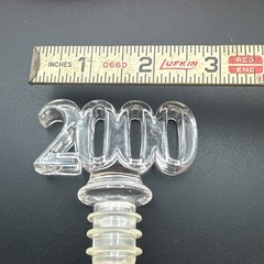 Acrylic Year 2000 Wine Bottle Stopper Birthday Gift