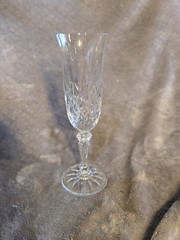 Galway Crystal (Ireland) LONGFORD Fluted Champagne Glass Celtic vintage 1980s