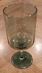 Vintage LENOX Crystal Goblet – Mid-Century Blue Smoke Wine Glasses, 1960s-1970s