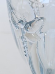 Lenox Butterfly Meadow Blue All Purpose Dragonfly Wine Glass Goblet 6 7/8″ 12 oz