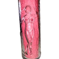 4 Libbey La Femme Dancing Nudes 3D Erotica Tall Tumbler Hi-Ball Glasses Vase MCM
