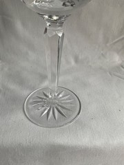 Waterford Crystal 4 Clare Hock Wine Glass Goblet 7 1/2″ Stemmed Glasses