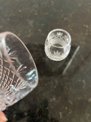 Waterford Crystal Sullivan Vodka Shooters set/2 SEE DESCRIPTION FOR CONDITION