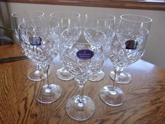 Wine Red Wine Royal Doulton Arden Blown Crystal – Set of 7