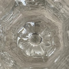Discontinued-Libbey Facets Clear Textured Octagon Stemmed Wine Glass-Replacement