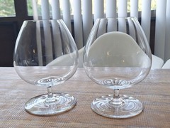 Baccarat Crystal Large Perfection Cognac Degustation Snifters 5 7/8″ Set of 2