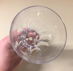 Vintage Val St Lambert Riviera Water Goblet 6 1/8″ Signed Discontinued