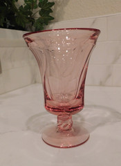Fostoria Jamestown Pink Footed Iced Tea Goblet – Excellent